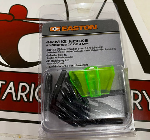Easton 4MM G Nock (12 Pack) Clearance - Ontario Archery Supply