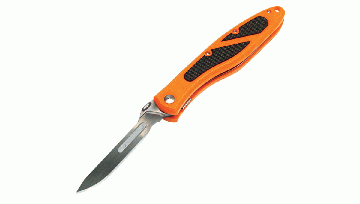 Havalon Piranta-Edge - Outdoor Knife + 12 Replacement Blades, Sharp  Skinning Knives for Hunting, Fishing, Deer & Survival, Orange