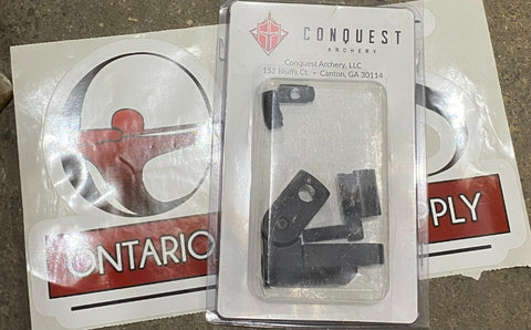 Conquest MOAB FRONT OFFSET V-LOCK STABILIZER/ROD BRACKET RIGHT HAND CLEARANCE-Ontario Archery Supply