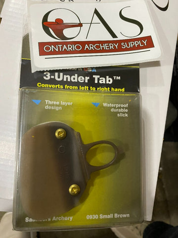 SAUNDERS  3 UNDER BAREBOW TAB SMALL- CLEARANCE - Ontario Archery Supply