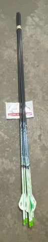 6 Used .001/350 Deep Impact Fletched Arrows Clearance - Ontario Archery Supply