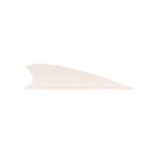 Tac Matrix Vanes 2.25 White  100 Pack - Clearance - Ontario Archery Supply