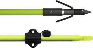 MUZZY BOWFISHING ARROW WITH  GAR POINT AND BOTTLE SLIDE - Ontario Archery Supply