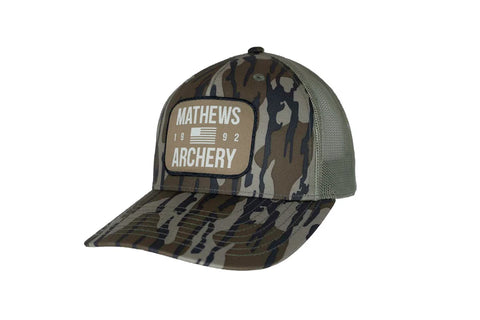 Mathews Archery Inc Mossy Oak Bottomlands Cap - Ontario Archery Supply
